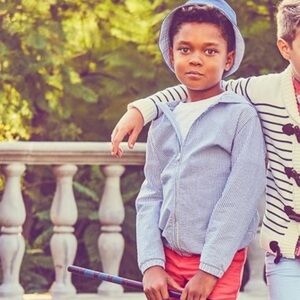 Janie and Jack Seersucker Jacket Hoodie size 7-8